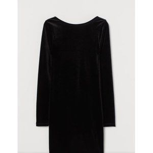 Pearl Strap Long Sleeve Dress